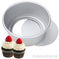 Aluminum Round Cake Pan 6 -Non-stick Leakproof Round Bakeware Pan - Baking Mold with Removable Bottom Chiffon/Cheesecake Pan - B07DPGQSL6